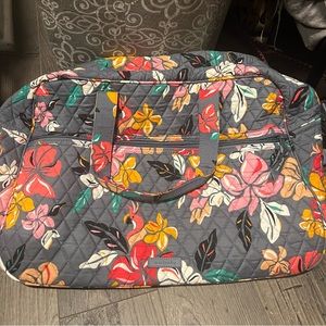 Vera Bradley Coastal Paradise Floral Grand Traveler Bag